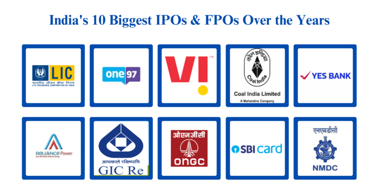 India's 10 Biggest IPOs & FPOs